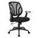 Angle. OSP Home Furnishings - Screen Back Adjustable Task Chair - Black.