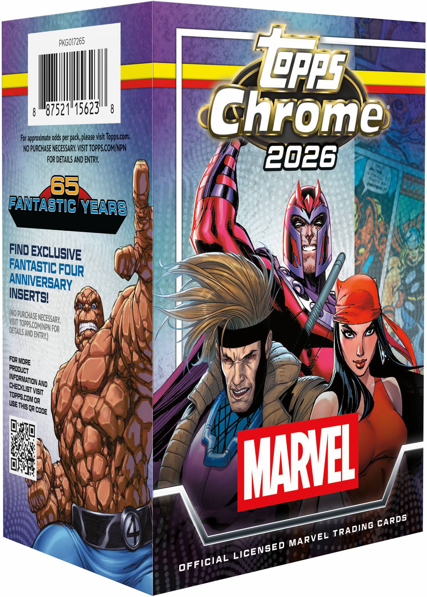 2026 Topps Chrome Marvel Comics Blaster Box