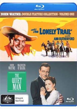 Front. John Wayne: Double Feature Collection One (Lonely Trail / Quiet Man) - All-Region/1080p - BLU-RAY.