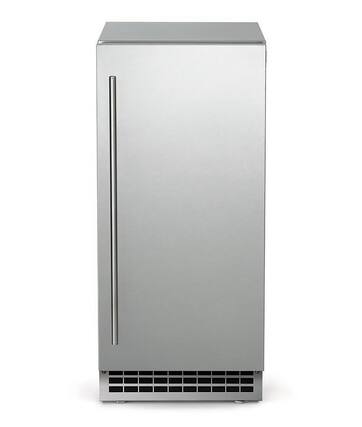 Front. Scotsman - 65 lb Stainless Steel Indoor and Outdoor Rated Gourmet Clear Ice Machine with Pump - Stainless Steel.