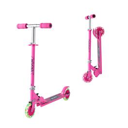 VEVOR - Kick Scooter for Kids Ages 3+, 2-Wheel Toddler Scooter with Light-Up Wheels, Adjustable Height Handlebar - Pink