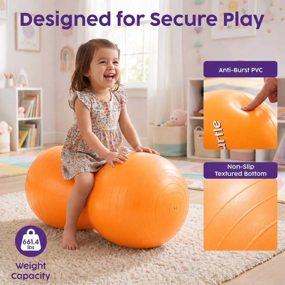 Designed for Secure Play  
Anti-Burst PVC  
Non-Slip Textured Bottom  
661.4 lbs Weight Capacity