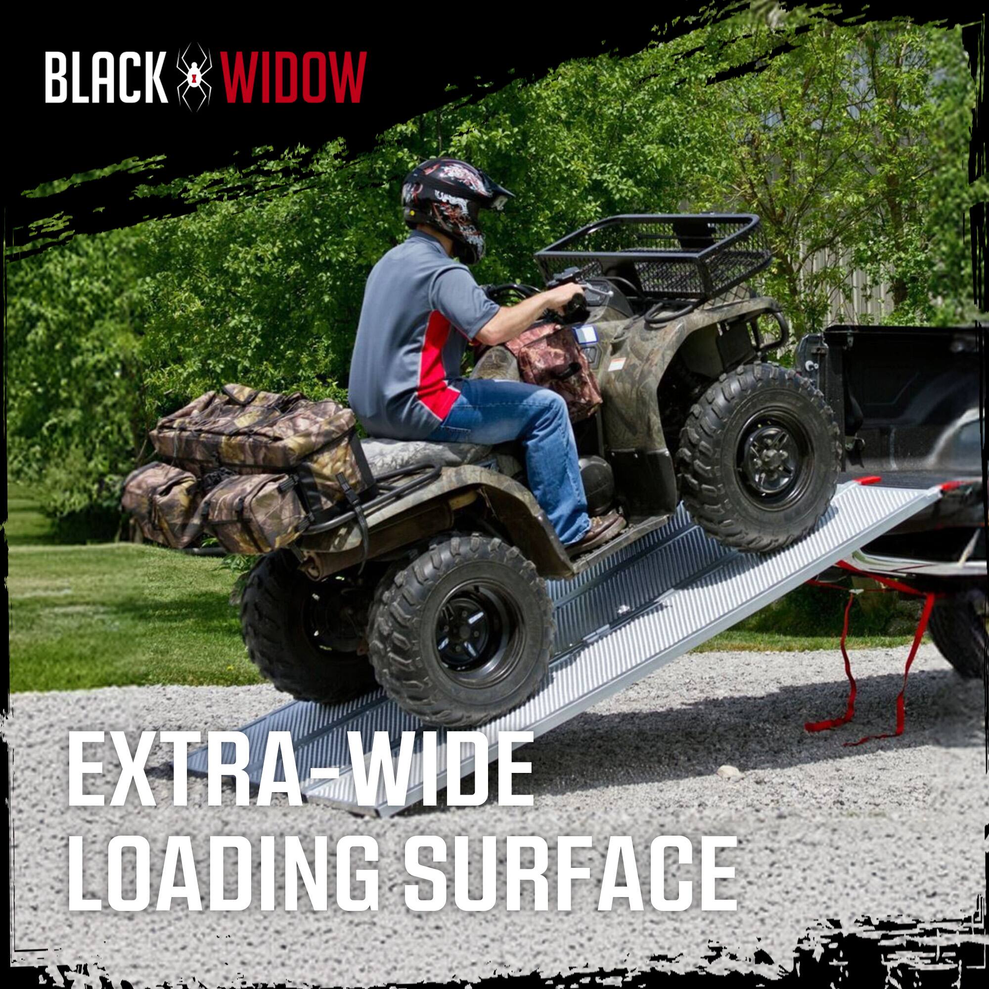 BLACK WIDOW

EXTRA-WIDE LOADING SURFACE