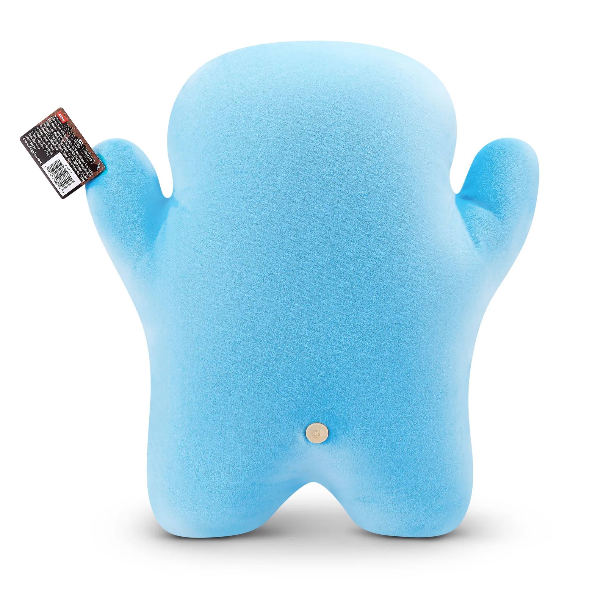 Alt View 1. Fuggler - Zuru Fuggler Bigg Fuggs Shameless Goof Blue 18 inches Plush Toy - Blue.