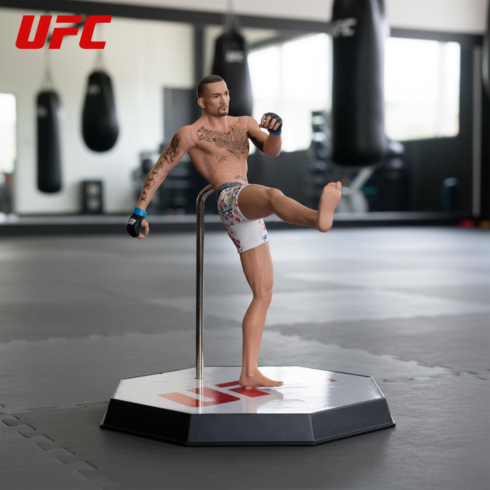 Alt View 4. McFarlane Toys - UFC 7 Inch Gold Label Posed Figure | Max Holloway - Multi-Colored.