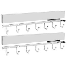 Rev-A-Shelf - Sidelines 14" Deluxe Belt Rack Organizer, CBRSL-14-CR-1 (2 Pack) - Chrome