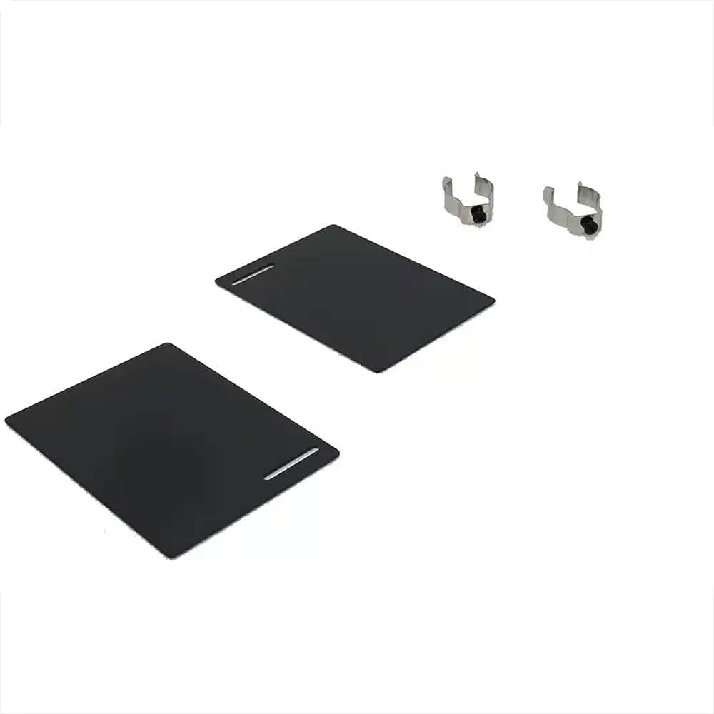 Microvisor - Side Panel for Retractable Extension Hood For Microwave Over The Range - Black