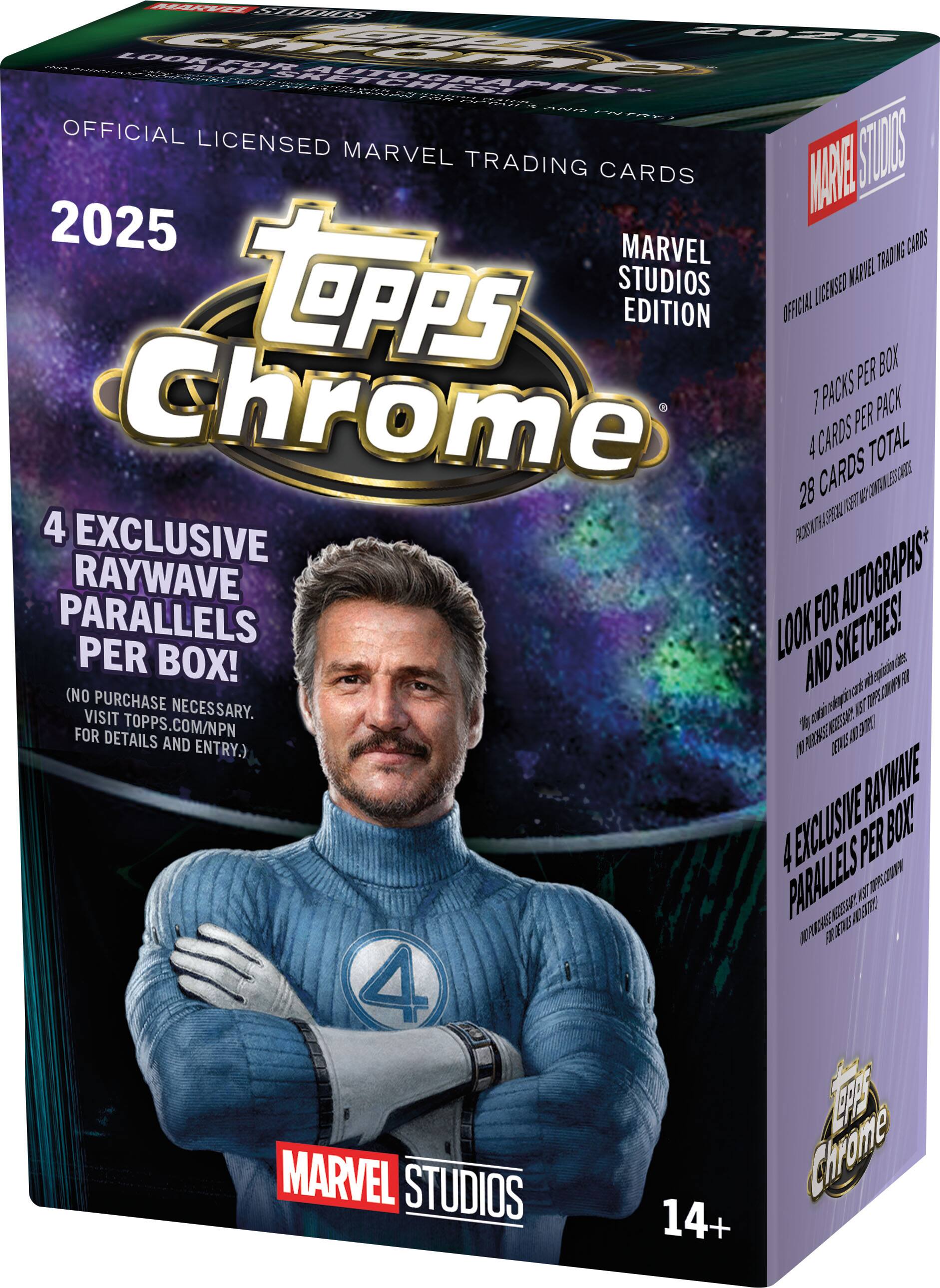 2024-2025 Topps Marvel Studios Chrome Blaster Box