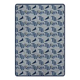 Pegasus - Tampa Bay Rays 66" x 95" Oversized Logo Roll Ultra Cozy Blanket - Multicolor