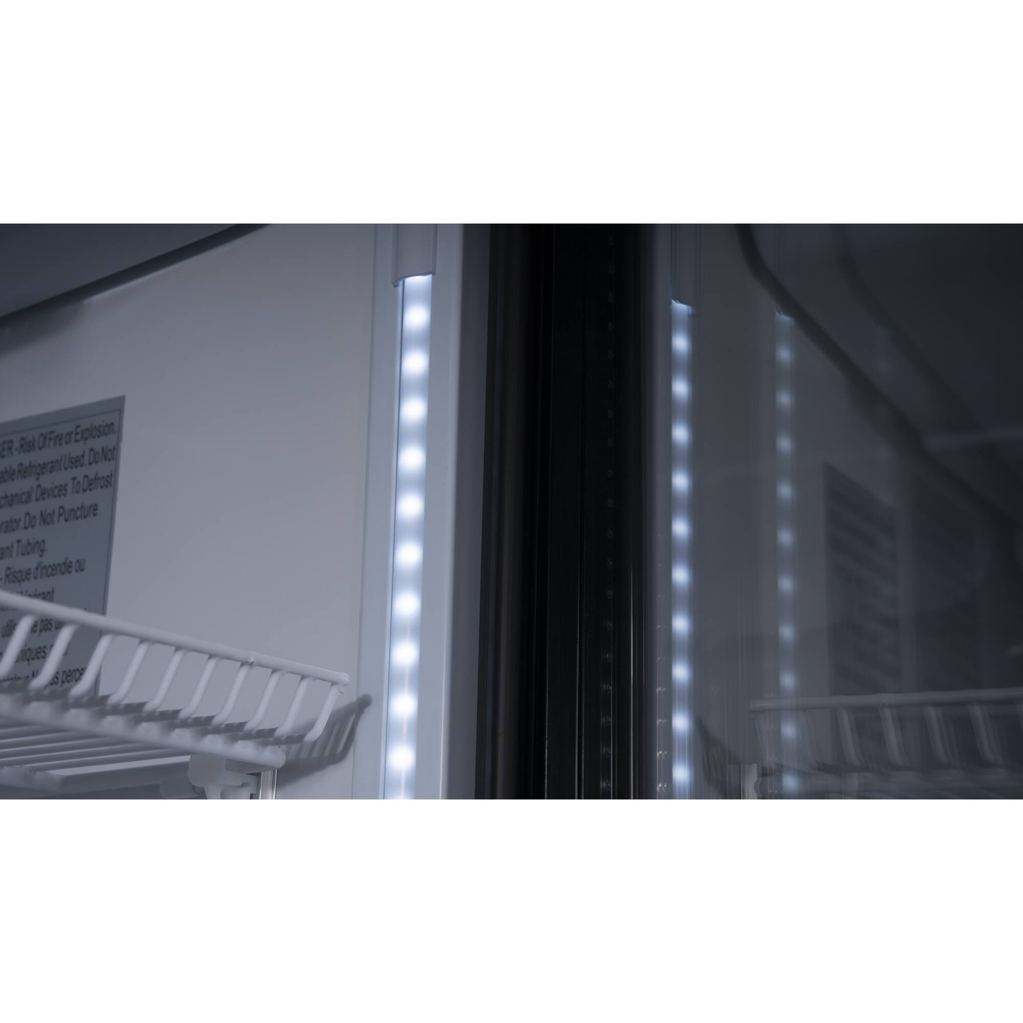 As per the instructions, do not use refrigerant with a flammable tip. Do not puncture refrigerant tubing. Keep the refrigerant tubing at least 30 feet away from electrical devices. Do not use mechanical devices to defrost.