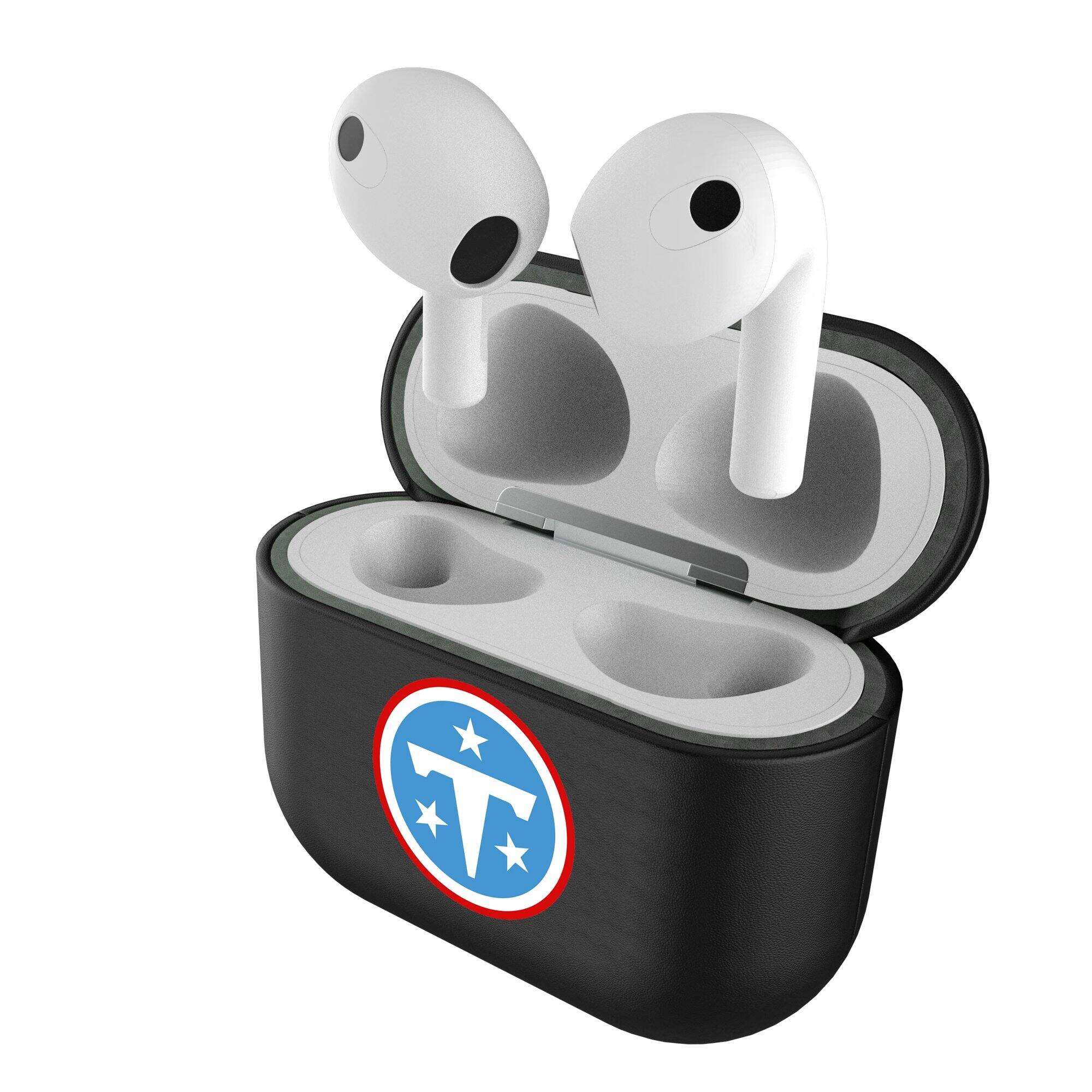 Alt View 2. Keyscaper - Tennessee Titans Black Tennessee Titans Insignia AirPods 3rd Gen Case Cover - Black.