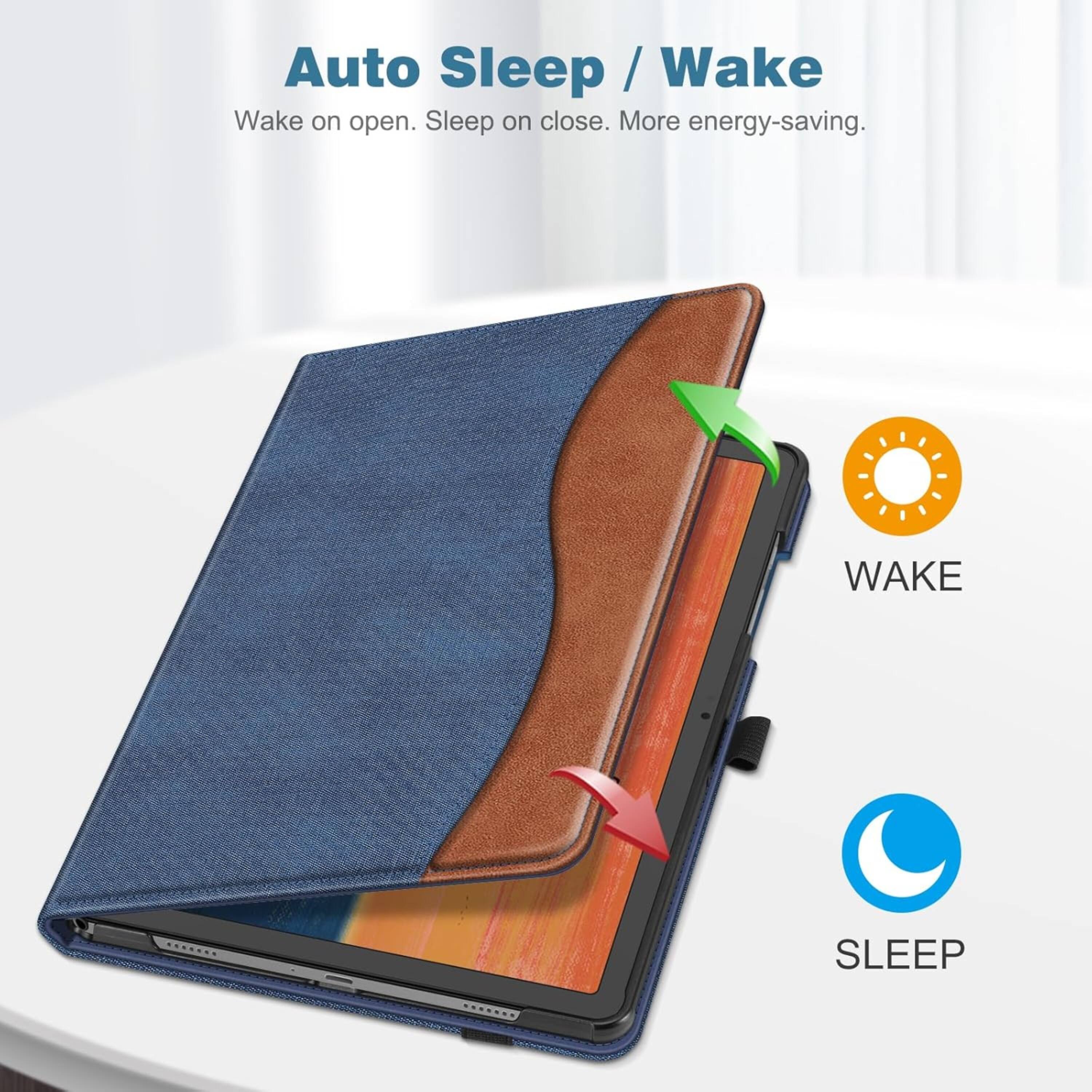 Auto Sleep / Wake  
Wake on open. Sleep on close. More energy-saving.  

WAKE  
SLEEP