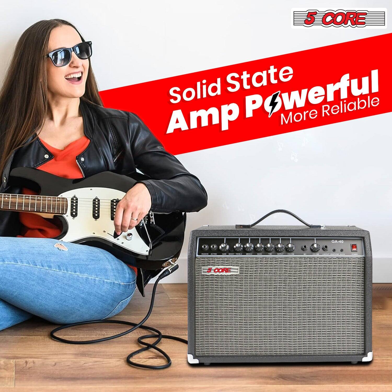 5 CORE  
Solid State Amp Powerful More Reliable  
GA-40