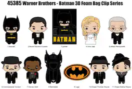 International - Monogram - Batman Anniversary 3D Foam Bag Clip - Collectibles - Multicolor
