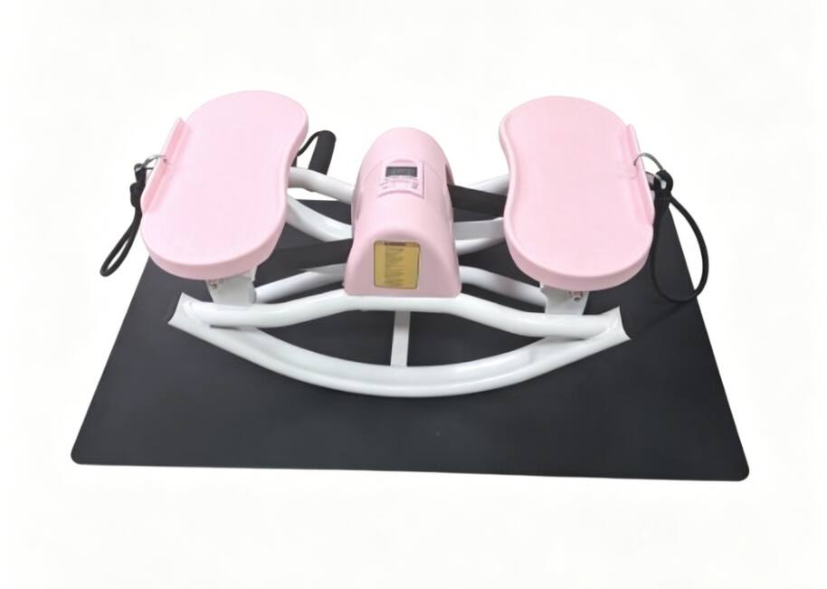 Angle. Anysun - Swing Stepper Machine - Home Aerobic Fitness, Targets Waist & Legs, Foldable, Quiet, for Whole Family - Pink.