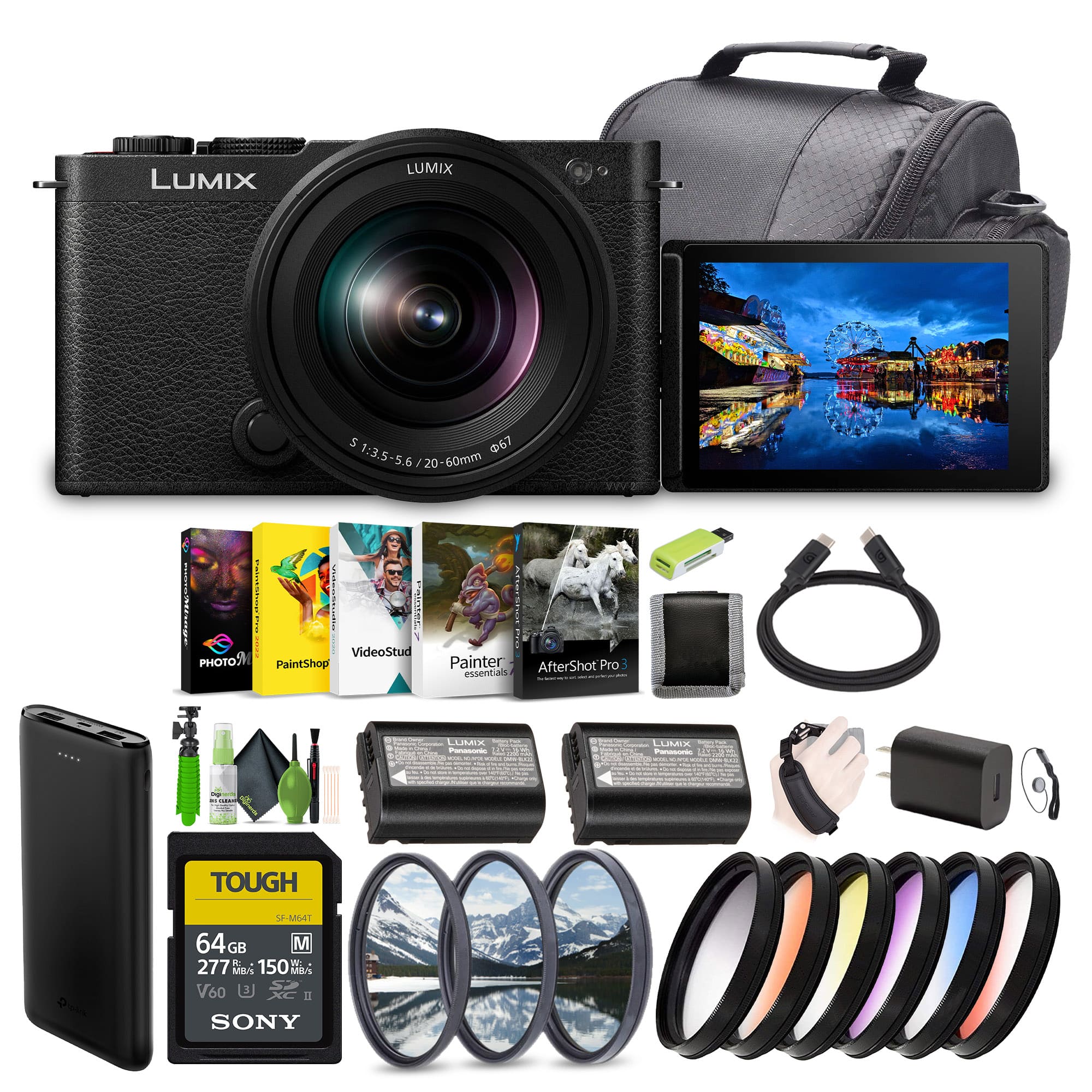 Panasonic LUMIX S9 Full Frame Mirrorless Camera with 18 40mm F4.5
