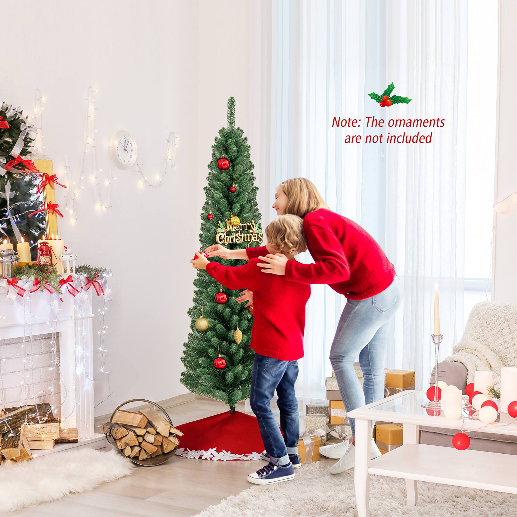 - - - - Y 1 1 1 - - 1 - - -  
Note: The ornaments are not included  
Merry Christmas