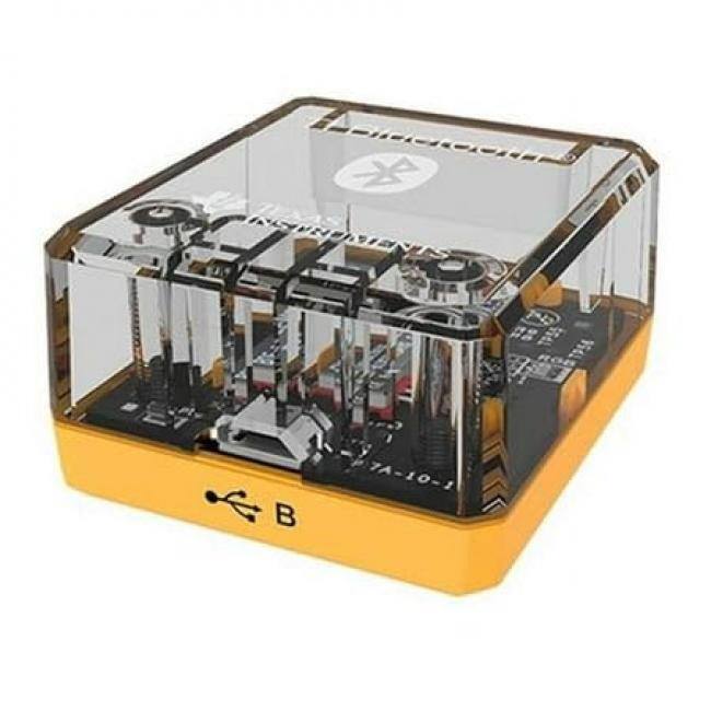 Front. Texas Instruments - Texas Instruments Bluetooth Adapter - Yellow.