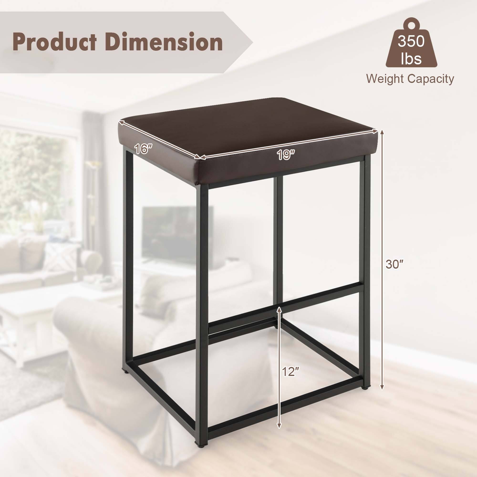 Product Dimension: 350 lbs Weight Capacity. 16" x 19" x 30" x 12".