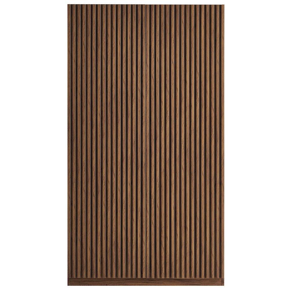 Alt View 1. Modway - Render 2-Door Wardrobe Closet - Brown.