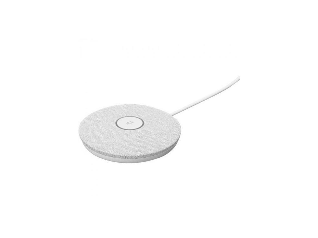 Alt View 3. Logitech - Logitech Wired Microphone 952000038 - White.