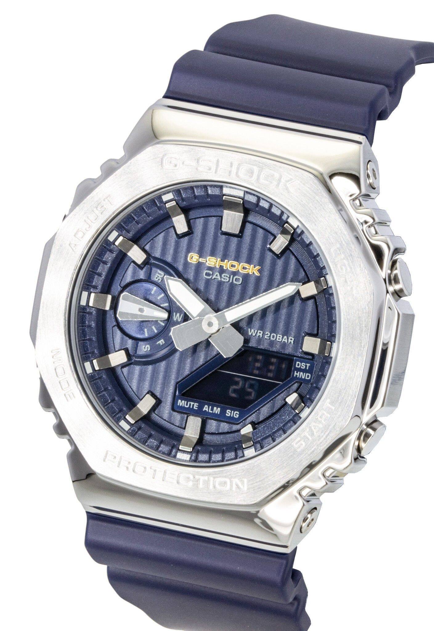 G-SHOCK ADJUST G-SHOCK CASIO 1 I WR 20BAR DST MODE MUTE 25 HND ALM SIG START PROTECTION