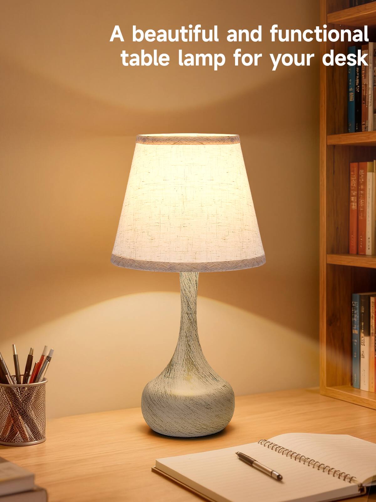 A beautiful and functional table lamp for your desk