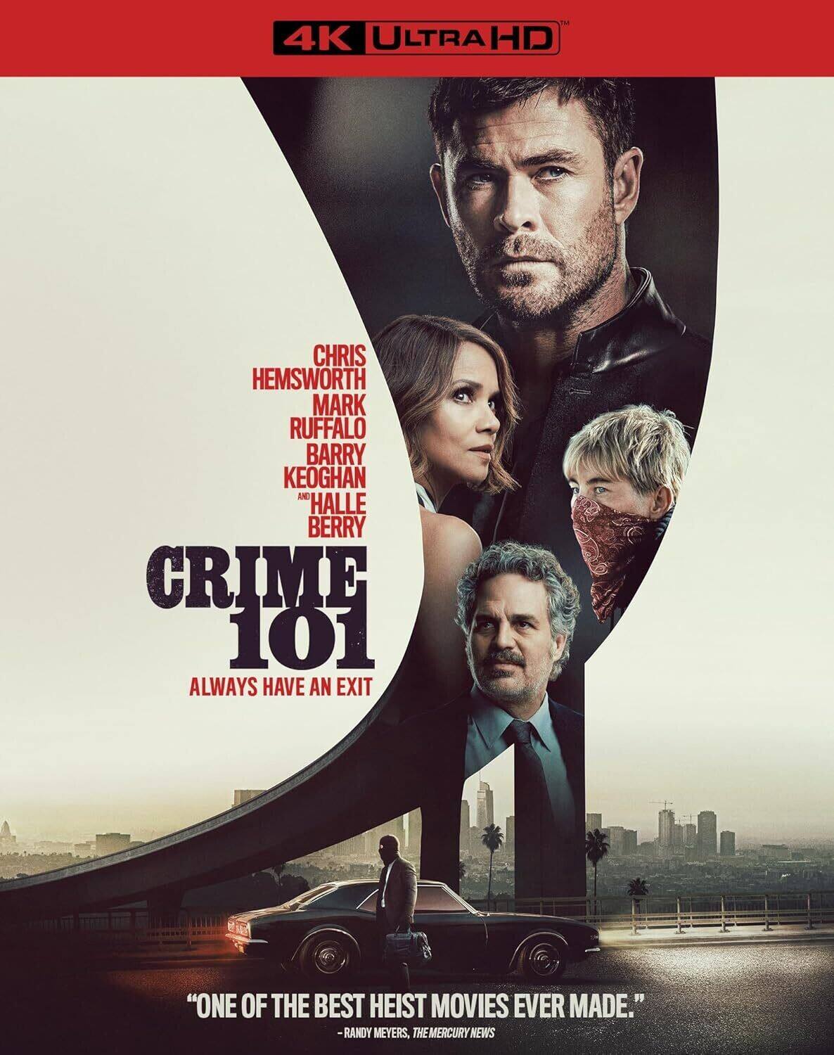 Front. Crime 101   - 4K Blu-Ray.