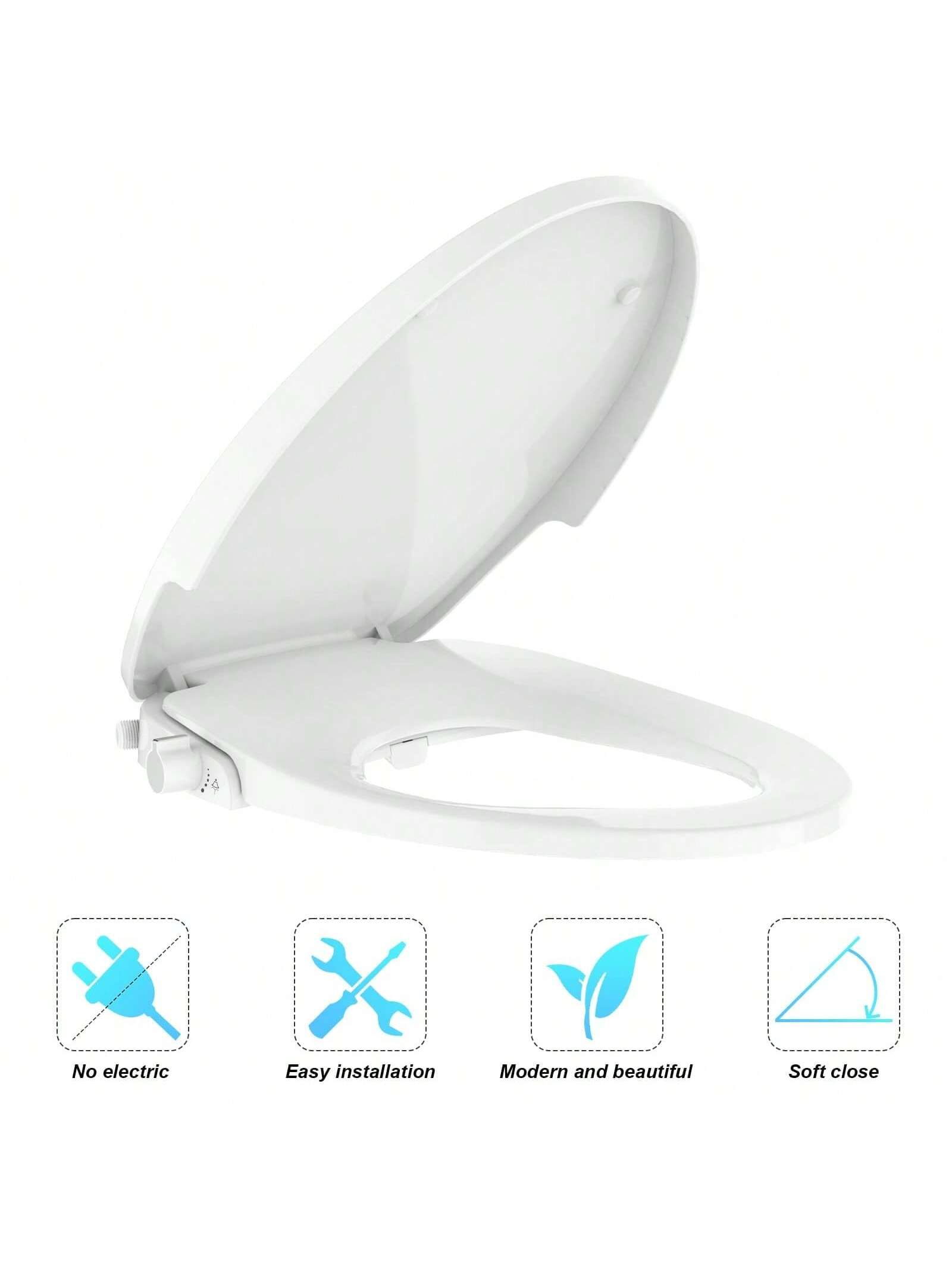 - No electric
- Easy installation
- Modern and beautiful
- Soft close