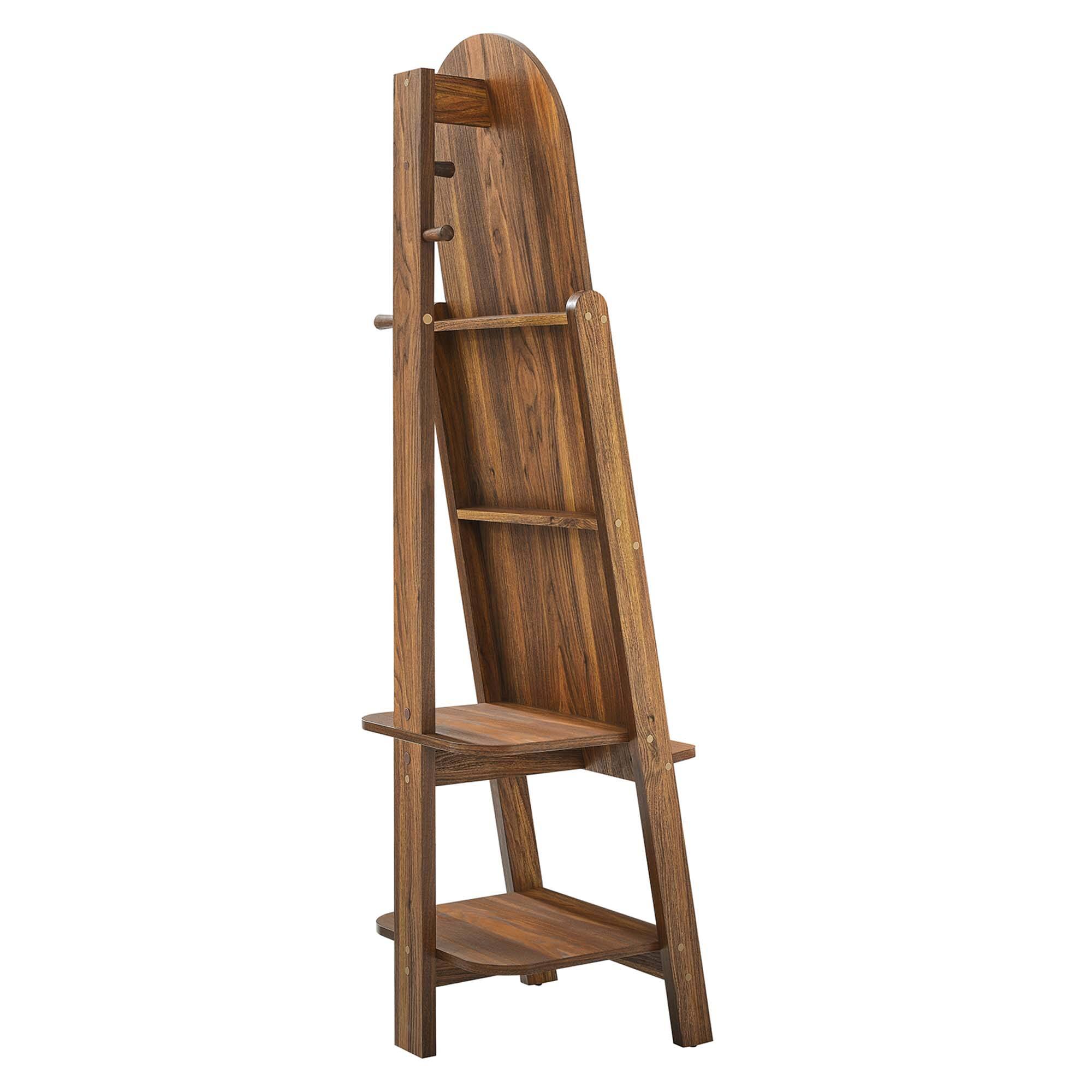 Alt View 4. Modway - Ascend Standing Mirror by Modway - Walnut.