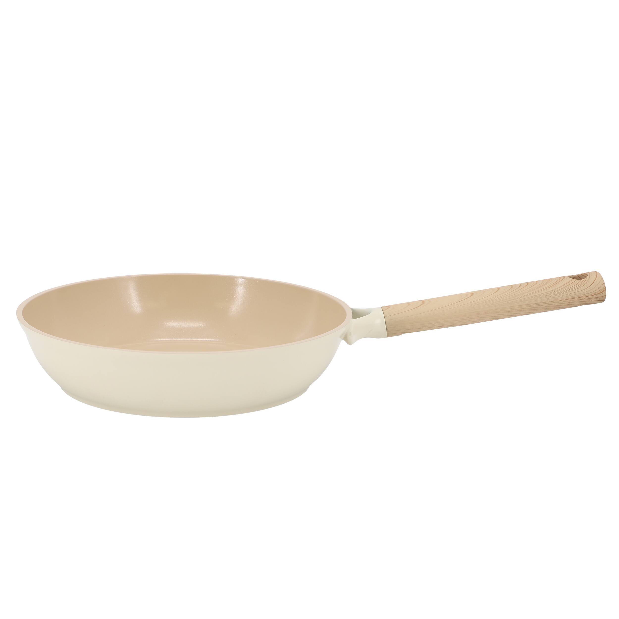 Alt View 1. Gibson - Gibson Elite Folkstone 10 Inch Ceramic Nonstick Cast Aluminum Frypan in Beige - Beige.