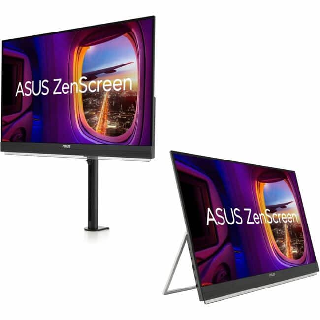 ASUS - ZenScreen MB27ACF 27" Class WQHD LED Monitor - 16:9 - 27" Viewable - In-plane Switching (IPS) Technology - LED - Black