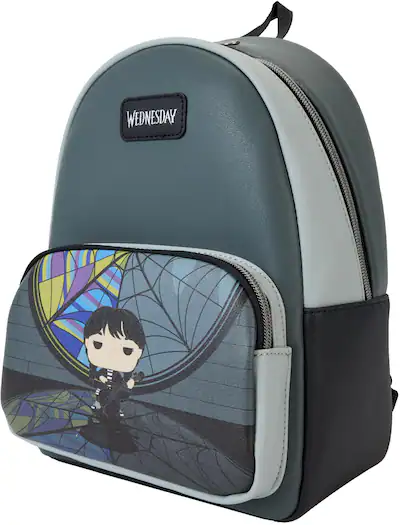 funko mini backpack Loungefly Nightmare Before Christmas: Jack Skellington House Opening the gate will grant you access to a hidden pocket perfect for storing your tricks and treats Power Rangers - Character Print