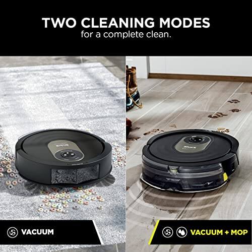TWO CLEANING MODES for a complete clean.

VACUUM

VACUUM + MOP