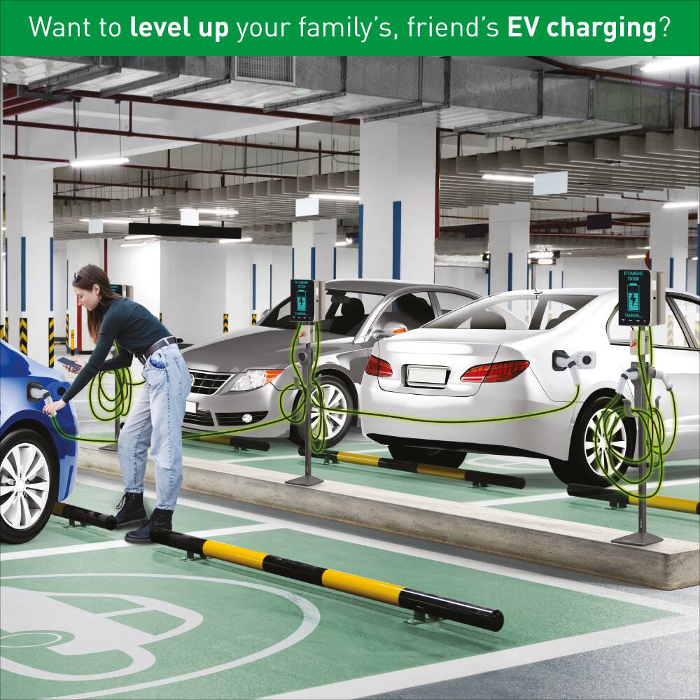 Want to level up your family's, friend's EV charging?