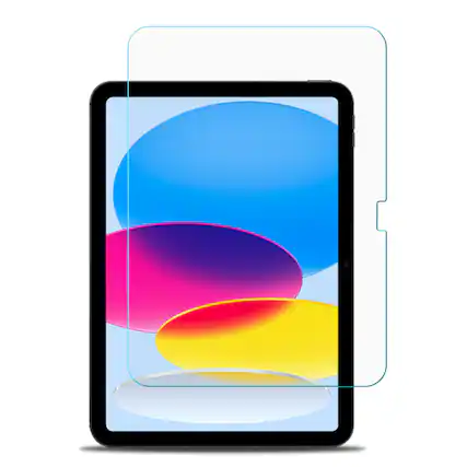 Front. Mybat - MyBat Tempered Glass Screen Protector (2.5D) for Apple iPad 10.9 (2022) / iPad 11 (2025) - Clear.
