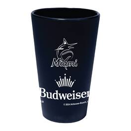 WinCraft - Miami Marlins MLB x Budweiser 16oz. Silicone Pint Glass - Multicolor