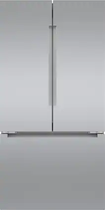 Bosch - 800 Series 22 Cu. Ft. French Door Counter-Depth Smart Refrigerator with FarmFresh System - Stainless Steel