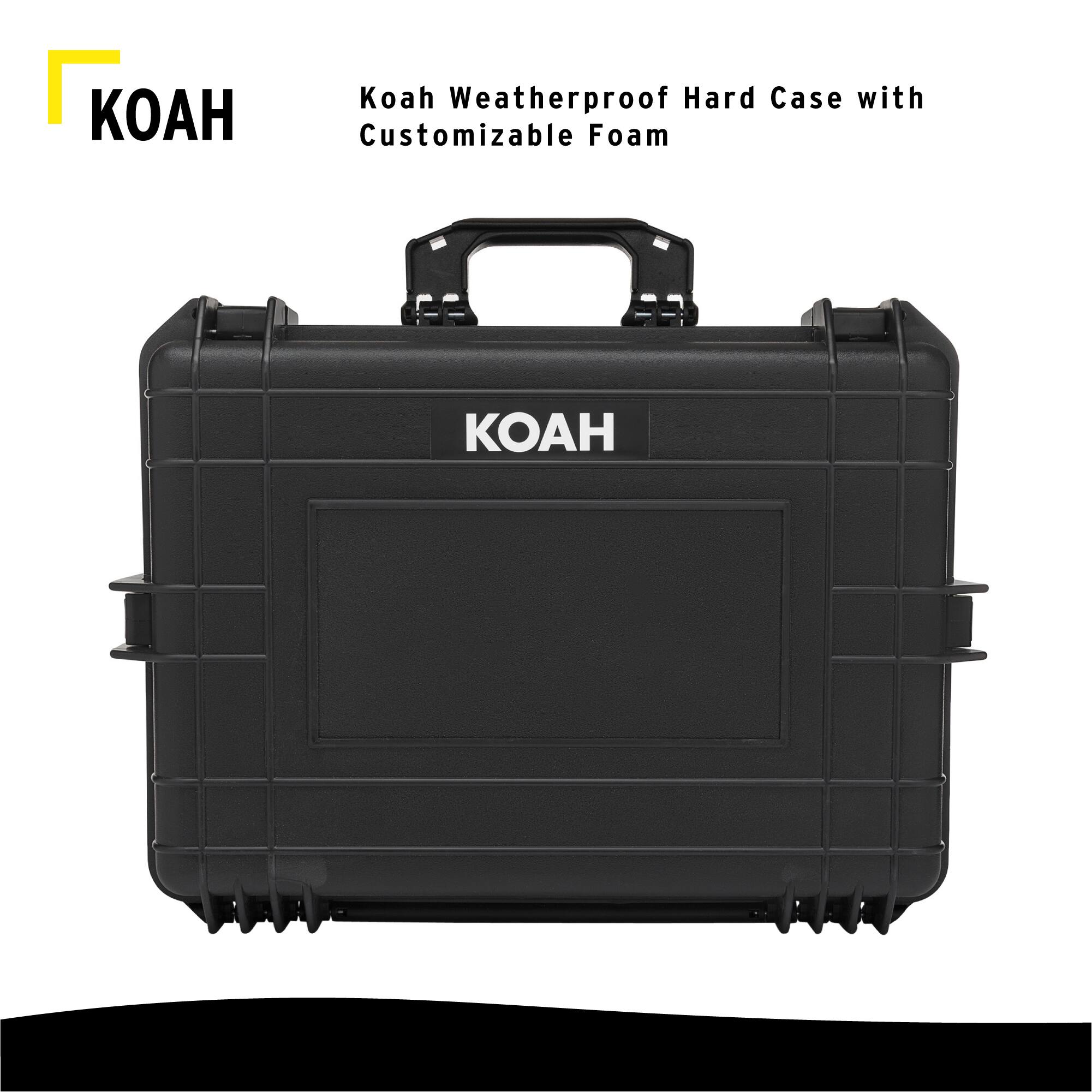 KOAH  
Koah Weatherproof Hard Case with Customizable Foam