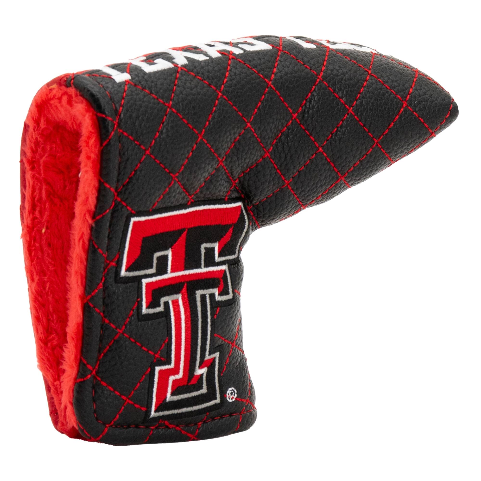 Alt View 3. Team Golf - Texas Tech Red Raiders Quilted Blade Putter Cover - Multicolor.