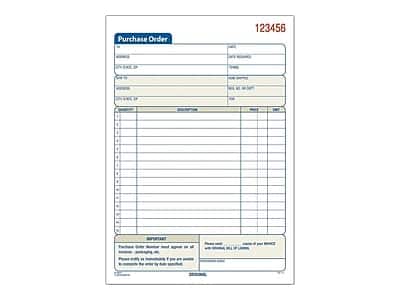 "Adams - 2-Part Carbonless Purchase Requisitions, 8.44""L x 5.56""W, 50 Sets/Book (DC5831) - White/Canary" price history on PriceWatchPro