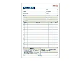 Adams - 2-Part Carbonless Purchase Requisitions, 8.44"L x 5.56"W, 50 Sets/Book - White/Canary