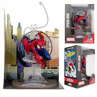 McFarlane Toys - Marvel Spider-Man 1:6th Scale 11.7" Posed Figure with Scene & Comic (Based on The Amazing Spider-Man #301) - Front_Zoom