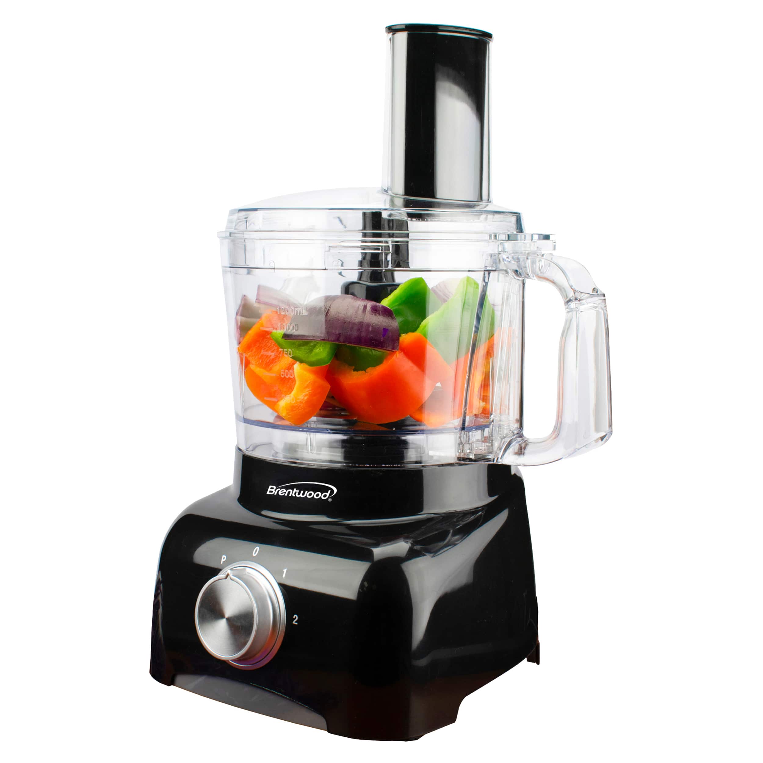 Brentwood - 5 Cup Food Processor - Black