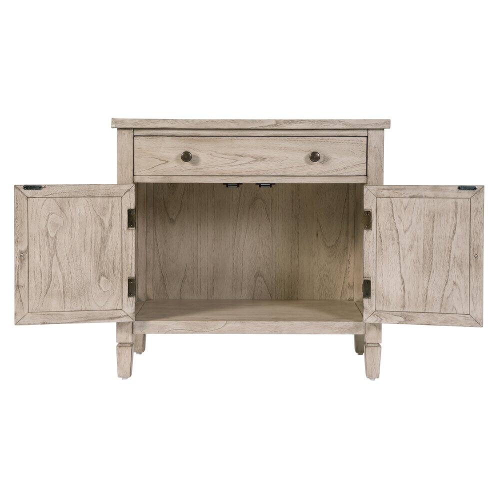 Back. Butler Specialty - Flagstaff 30 in. W Rectangular Cane Accent Chest - Gray.
