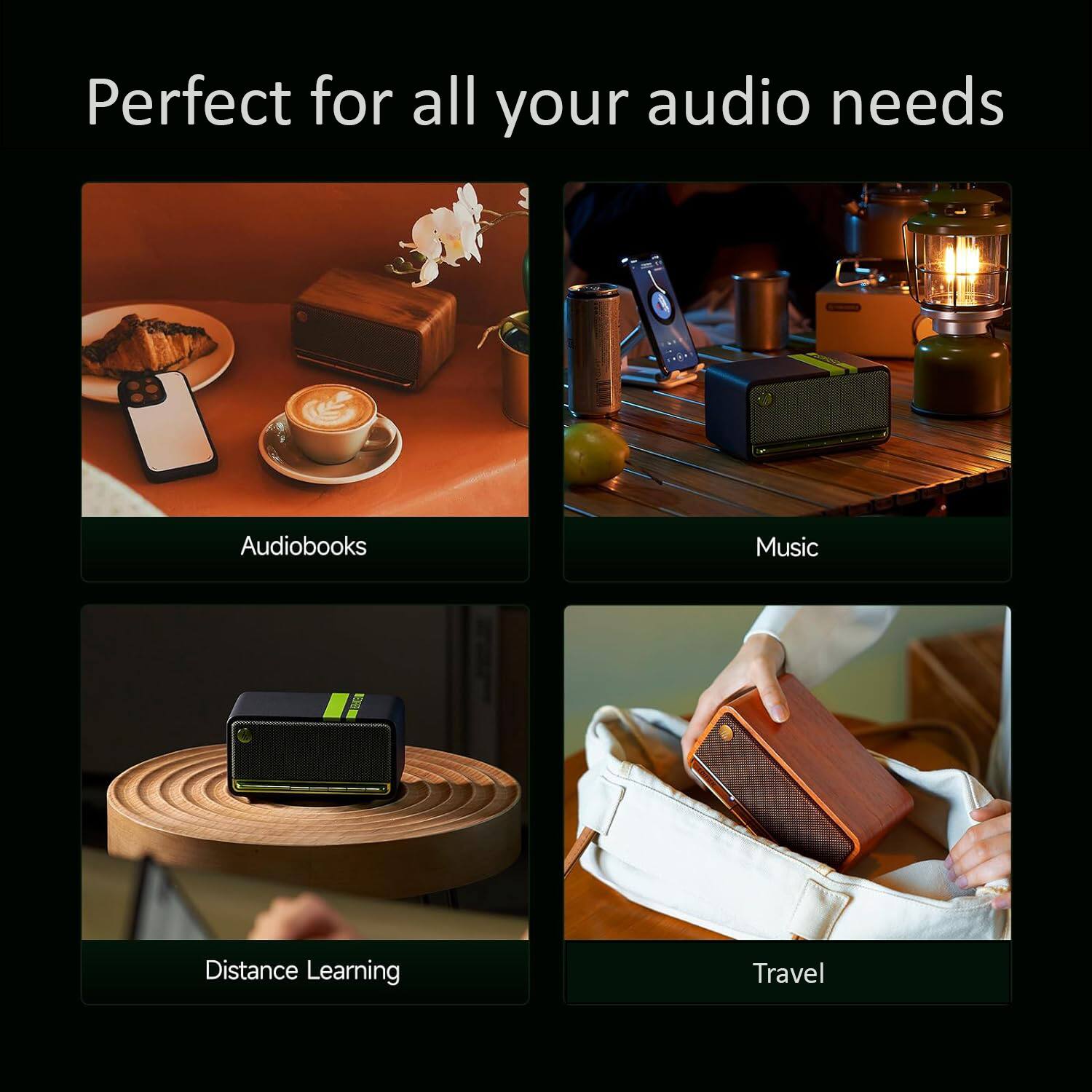 Perfect for all your audio needs: Portable Speakers