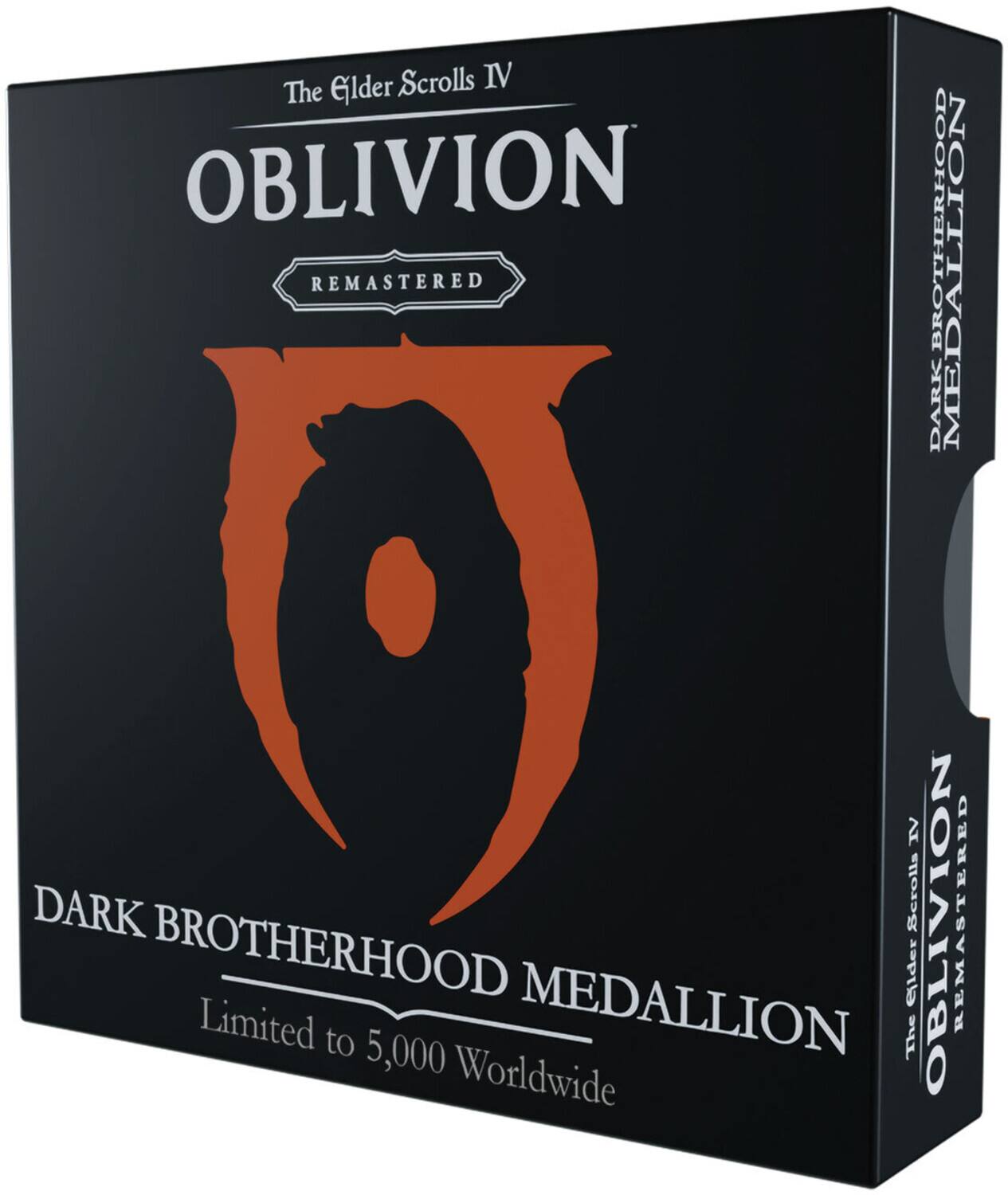 The Elder Scrolls IV  
Oblivion  
Remastered  

Dark Brotherhood Medallion  
Limited to 5,000 Worldwide