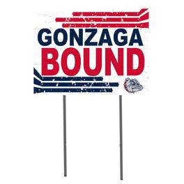 Jardine - Gonzaga Bulldogs 18'' x 24'' Bound Yard Sign - White