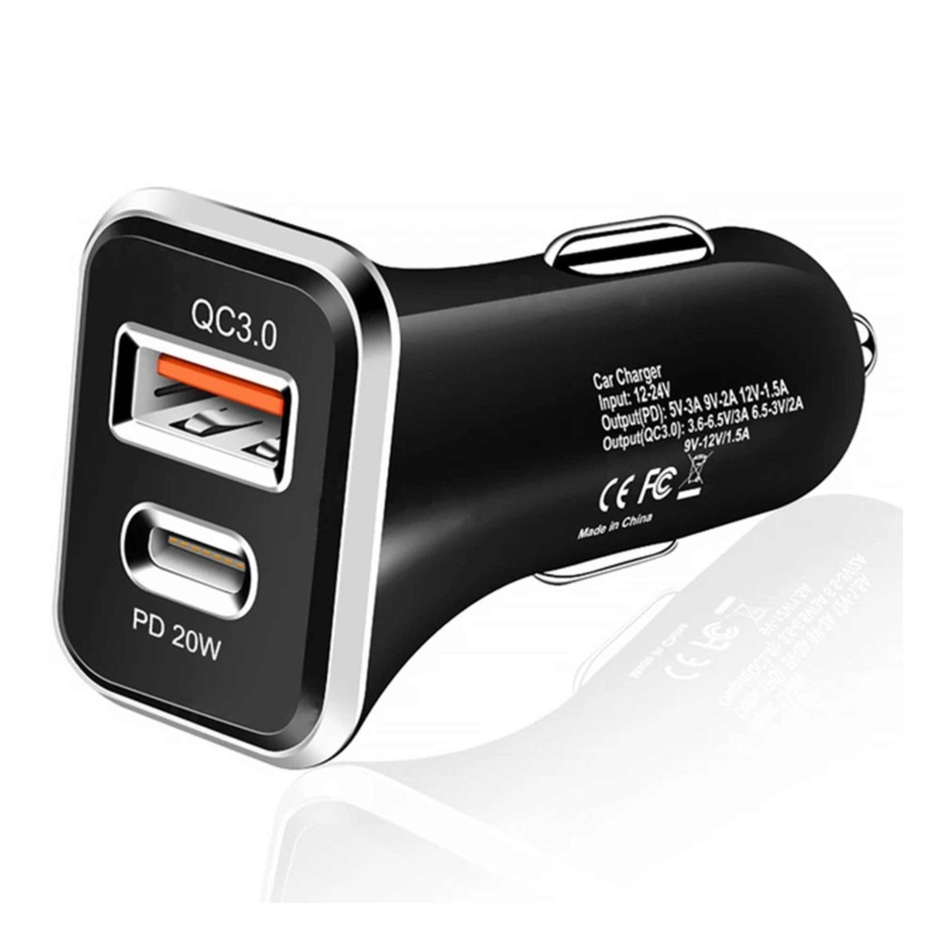 Kitcheniva - Quick Charge USB Car Charger 2 Port Black price history on PriceWatchPro