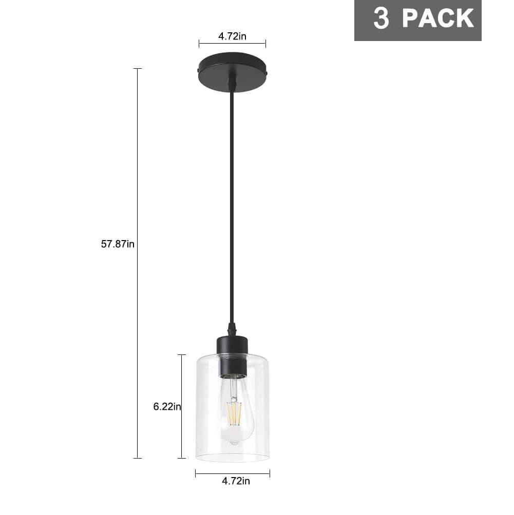 4.72in 3 PACK 57.87in 6.22in 4.72in